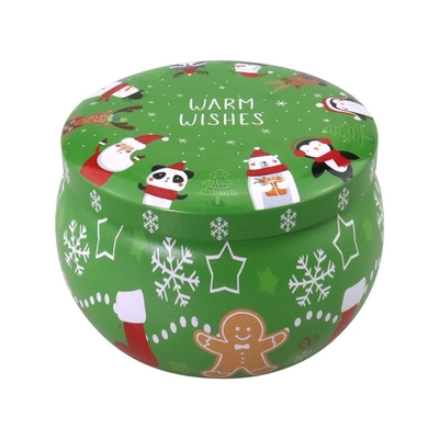 Het aangepaste Suikergoed van Metaal Milieuvriendelijke Tin Gift Box For Christmas Halloween