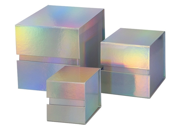 De Lippenstiftdoos die van de bundel Blauwe Make-up de Magnetische Kosmetische Verpakkende Dozen van de Pruikenluxe vouwen