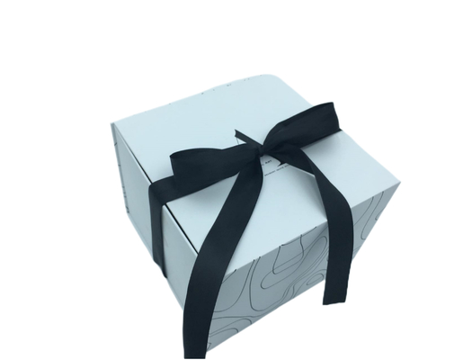 Ingepaste van de Graffitikerstmis van Lint Dubbele Openings Halve Vouwen het Ei van de de Giftdoos Verpakking