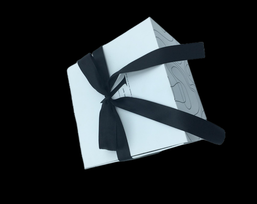 Ingepaste van de Graffitikerstmis van Lint Dubbele Openings Halve Vouwen het Ei van de de Giftdoos Verpakking