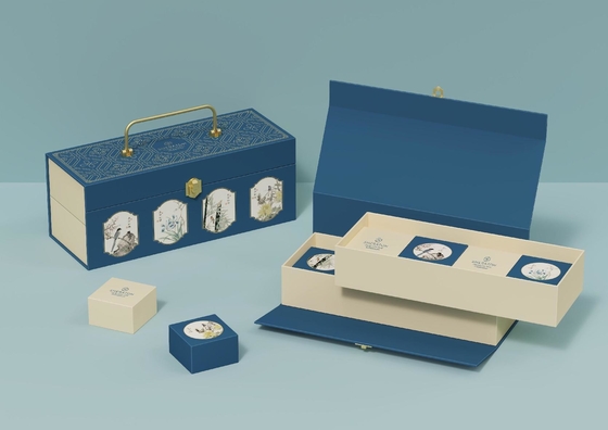 Clamshell voerde Super Wit van de de Giftdoos van de Zweepchocolade de Luxehotel in