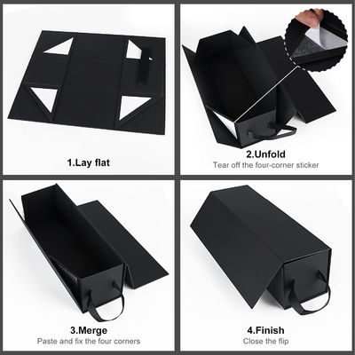 De Dozen van alcoholische drankchampagne magnetic closure collapsible wine met Deksel en Handvat
