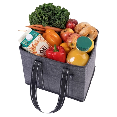 Vouwbare Opnieuw te gebruiken de Kruidenierswinkelzak van Tote Shopping Bag Hard Bottom