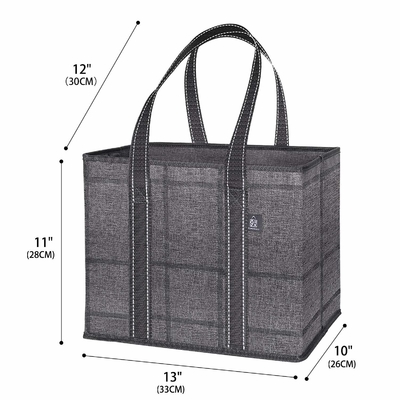 Vouwbare Opnieuw te gebruiken de Kruidenierswinkelzak van Tote Shopping Bag Hard Bottom