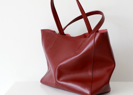 Het toevallige Grensoverschrijdende Leer Tote Bag Customized van de Damesschouder