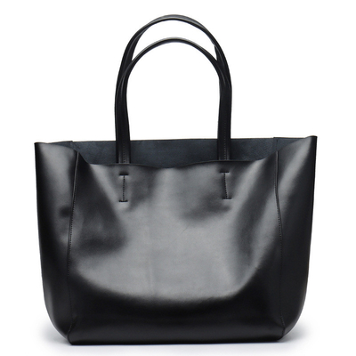 Het toevallige Grensoverschrijdende Leer Tote Bag Customized van de Damesschouder