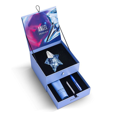 Van de het embleemluxe van de drukdouane recycleerde het roze document vakje van de de gift het verpakkende etherische olie van parfum skincare cosmetischee producten