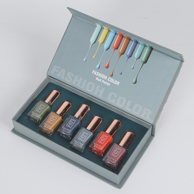 Van het het Nagellakgel van Logo Printed Paper Empty Cosmetic van de luxedouane de Doos van de de Nagelverzorgingfles