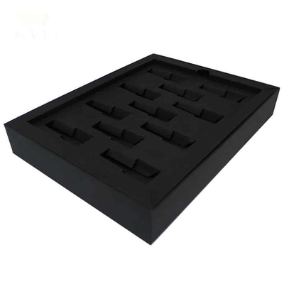 Van de Doos Vastgestelde Matt Black Handmade Custom Logo van het luxenagellak de Verpakkende Doos van de de Magneetsluiting