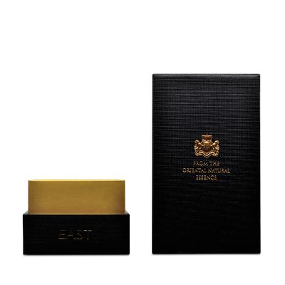 Het lege Zwarte Aangepaste Embleem van het Karton Kosmetische Verpakkende Parfum Doos