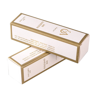 De Luxe Kosmetische Doos van de parfumgift Hete het Stempelen Gouden Folie voor Lippenstiftbuis