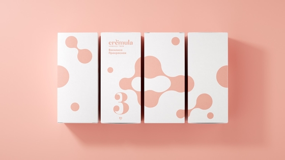 De Giftdocument van het luxe Roze Meisje Kosmetische Verpakkingsvakje Vastgestelde Huidzorg