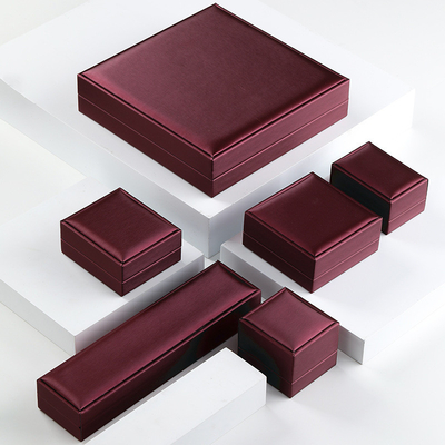 Luxepu van de de Doosoorring van de Leergift de Armbandhalsband Ring Packaging