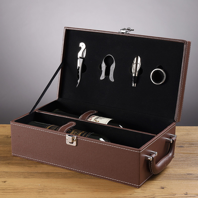 Van de het Leergift van de wijngift de Doosluxe Champagne Bottle Packaging