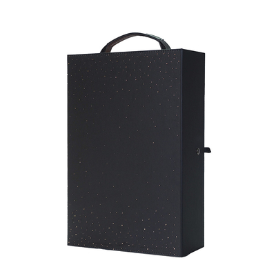 0.30mm van de de Wijndoos van het Blikleer de Luxe Champagne Bottle Leather Packaging