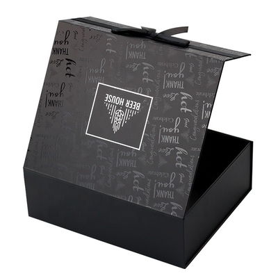 Het vouwen van Document het Vakje van de Luxe Magnetisch Gift Vlak Pak Verpakkend Vakje