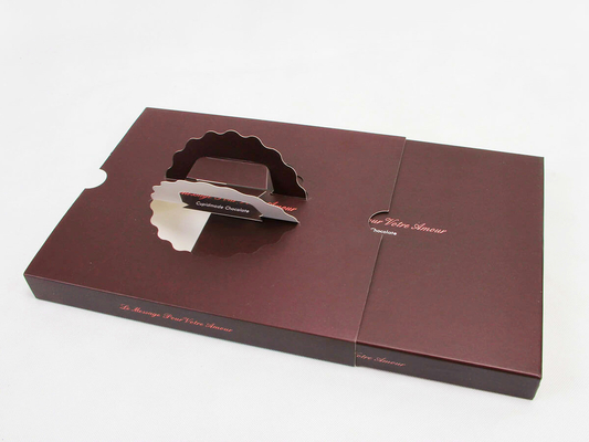 Van de de Dagverrassing van draagbaar van de de Chocoladegift van het Ladehandvat de Doosvalentine Aangepaste de Giftdoos