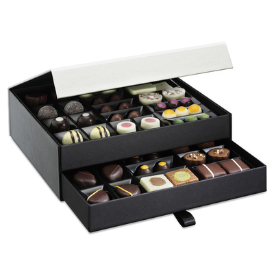 Het magnetische Verpakkende Vakje van de Chocoladegift Stijve de Vormlade van het 2 Laagboek