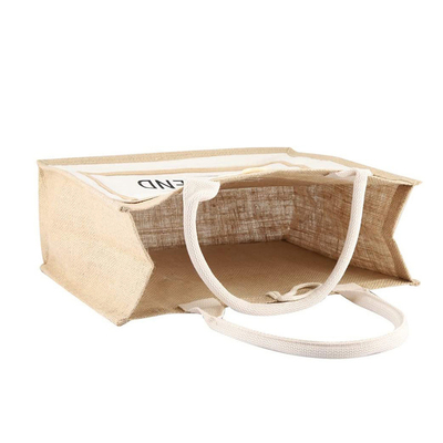 De Jutezak Aangepast Embleem van Tote Bag Eco Friendly Reusable van de strandjute