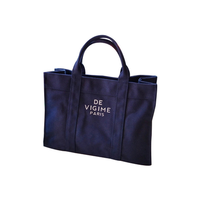 het Katoenen van 12oz 16oz Canvashandtassen Gedrukt Embleem van Dikke Stoffen Katoenen Vrouwen