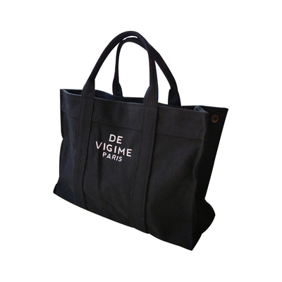het Katoenen van 12oz 16oz Canvashandtassen Gedrukt Embleem van Dikke Stoffen Katoenen Vrouwen