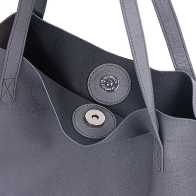 Opnieuw te gebruiken Vrouwenpu Leer Tote Bag 	 L39 x W16 x H30 cm