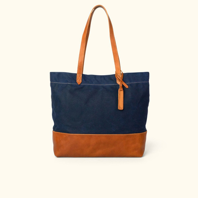 Het grote In de was gezette Canvas van het Capaciteitsleer Tote Bag Durable Waterproof Travel
