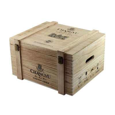 De grote Whisky personaliseerde de Houten Glanzende Laminering van de Wijndoos