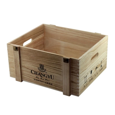 De grote Whisky personaliseerde de Houten Glanzende Laminering van de Wijndoos