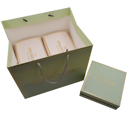 Douane Twee Stukken Deksel en Basis de Luxe van de de Giftdoos van Kartonmacaron