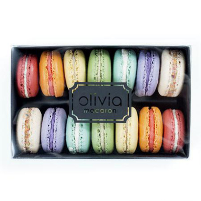 Zwarte van de Giftmacaron van het Luxekarton Verpakkende de Schuifdozen met Venster