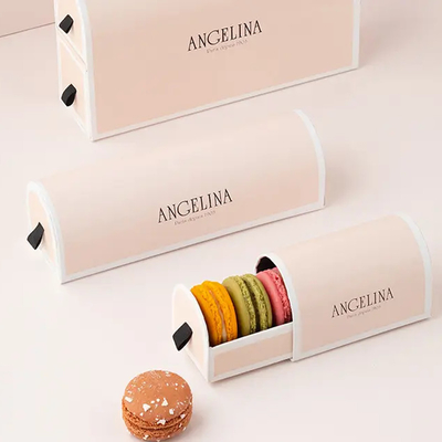Van de de Giftdoos van Macaron van koekjeskerstmis de Kartonnen Douane