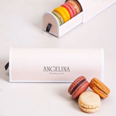 Van de de Giftdoos van Macaron van koekjeskerstmis de Kartonnen Douane
