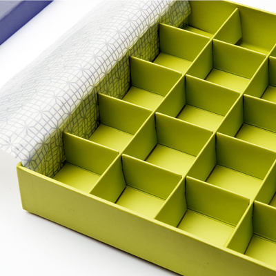 Eco Vriendschappelijk Document de Giftvakje Plastic Tray Lid Base van Suikergoedmacaron