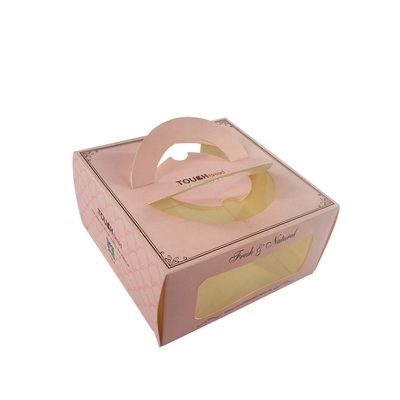 De Dozen Transparant Venster van de drukkarton Gepersonaliseerd Cake