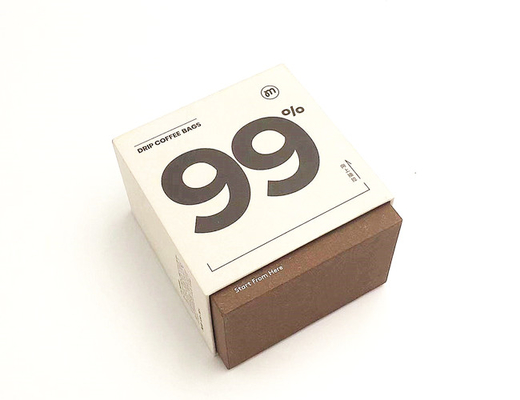 Goede prijs M2M trekt de Golvende Textuur van Coffee Packaging Boxes Verpakking terug online
