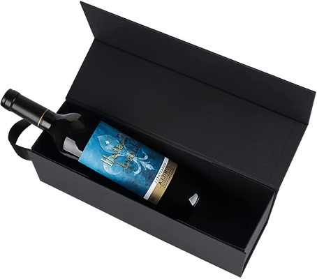 Goede prijs De Dozen van alcoholische drankchampagne magnetic closure collapsible wine met Deksel en Handvat online