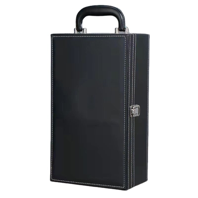 Goede prijs Van de de Flessengift van de rechthoek Rode Wijn van de de Doosdouane Embleem 35.2x27x11.5cm online