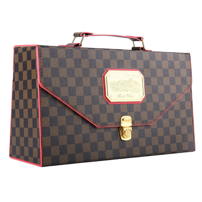 Goede prijs De Flessenpu van de luxe Enig Wijn de Doos Klassiek Rood van de Leergift online