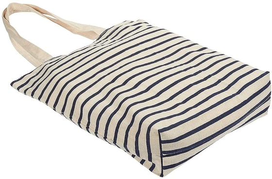 Goede prijs Katoenen Canvasdoek Opnieuw te gebruiken Tote Bags voor Kruidenier, het Winkelen 15x16.5 duim online