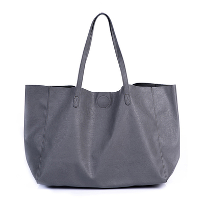 Goede prijs Opnieuw te gebruiken Vrouwenpu Leer Tote Bag 	 L39 x W16 x H30 cm online