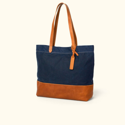 Goede prijs Het grote In de was gezette Canvas van het Capaciteitsleer Tote Bag Durable Waterproof Travel online
