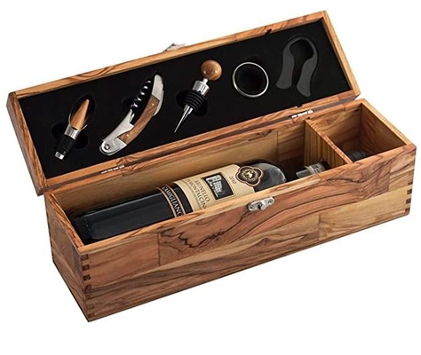 Goede prijs Houten de Giftdozen van het verjaardagshuwelijk voor van Bedrijfs wijnflessen Gift online